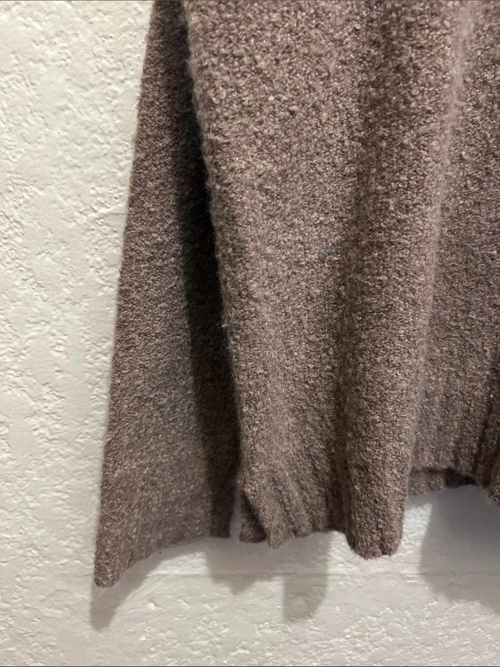 ⭐️ ANTHROPOLOGIE ⭐️MOTH NWT Taupe Cutout Detail Crewneck Sweater - Picture 6 of 9